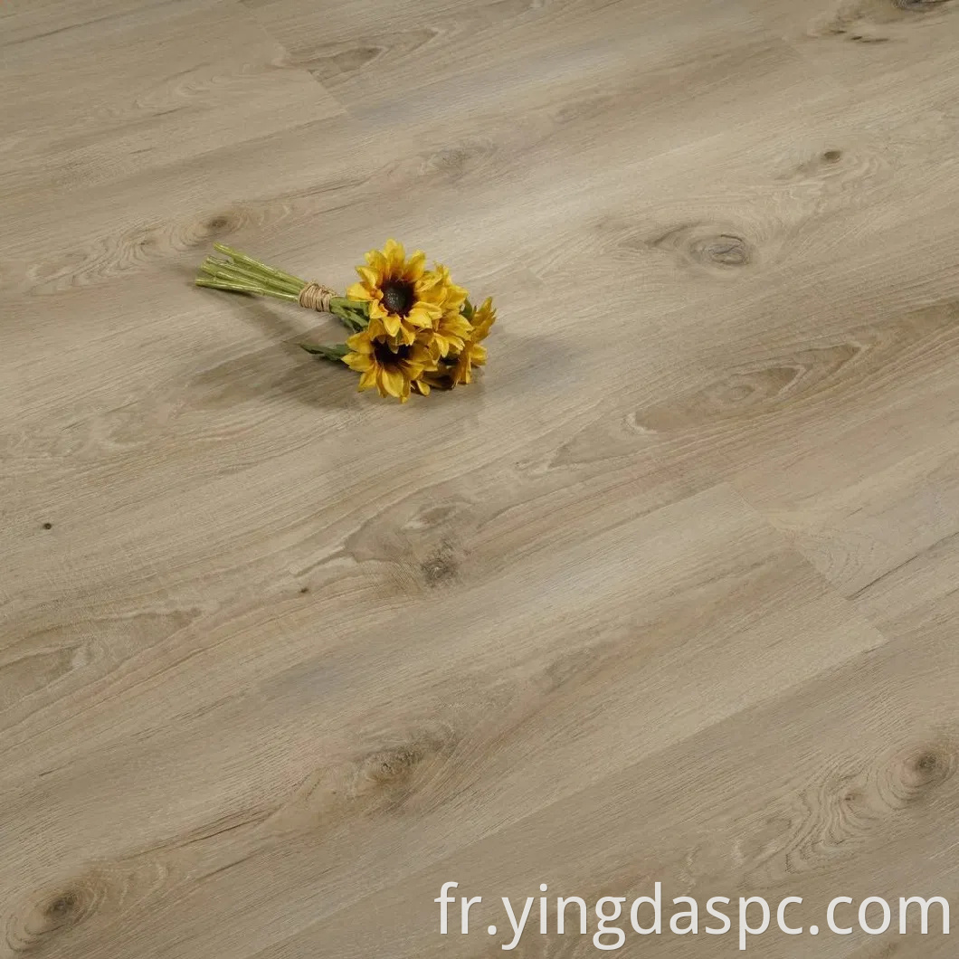 Plancher en vinyle facile avec une couleur naturelle classique